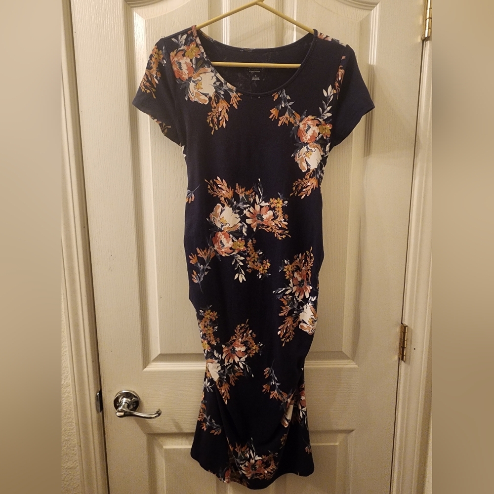 Isabel Maternity Floral Dress